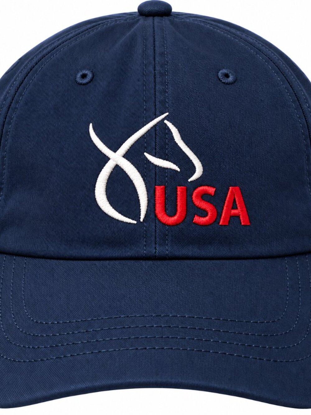 NWT Ariat USEF Team Navy Baseball Cap USA Equestrian One Size